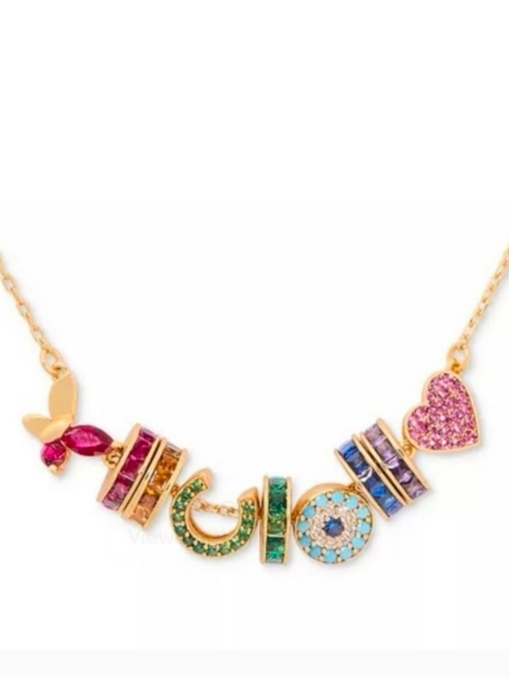 💖▪️Kate Spade▪️ Rainbow Joy Charm Necklace